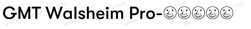GMT Walsheim Pro字体转换